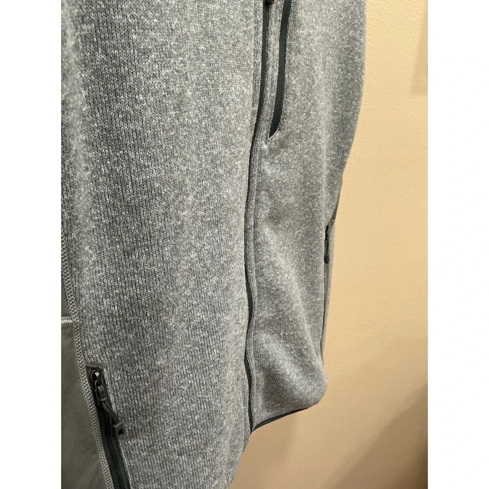 Patagonia Performance Better Sweater Hoody Size M Gray Full Zip Fleece Jacket